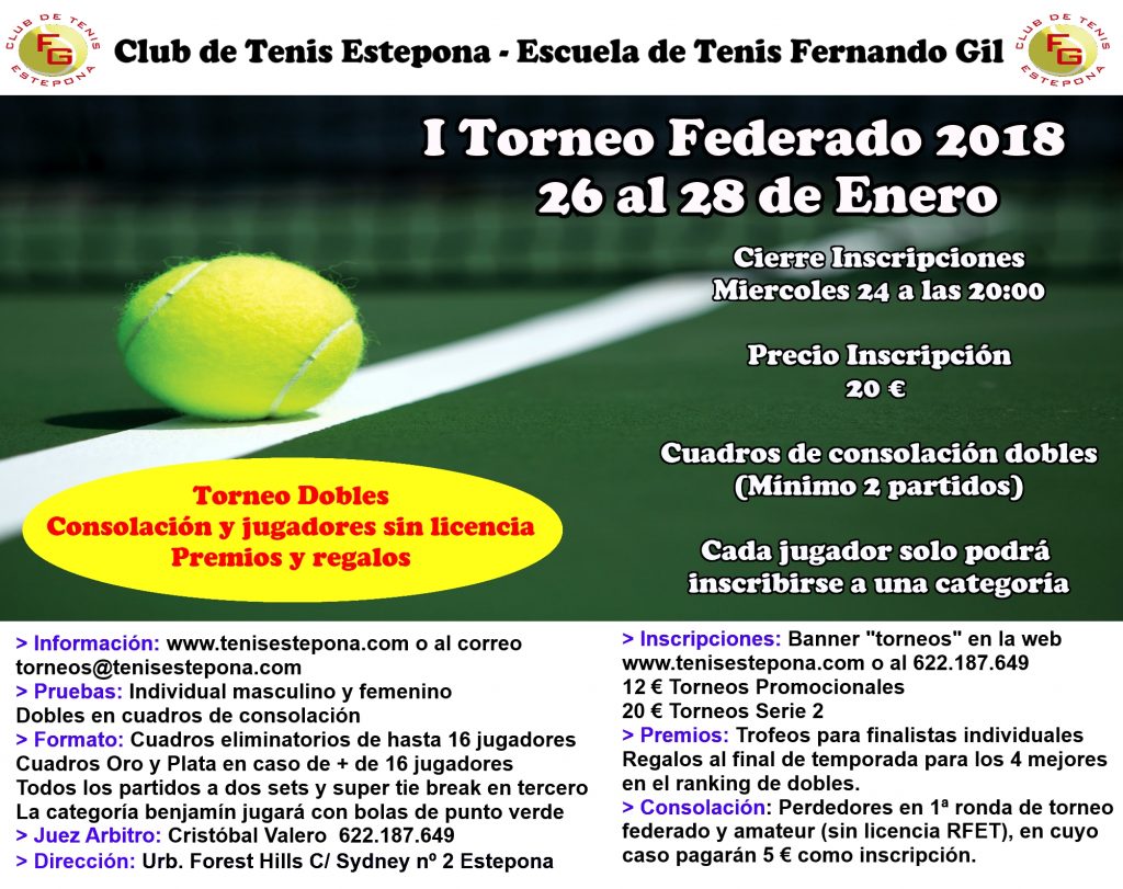 Fact Sheet I Torneo federado Serie 2