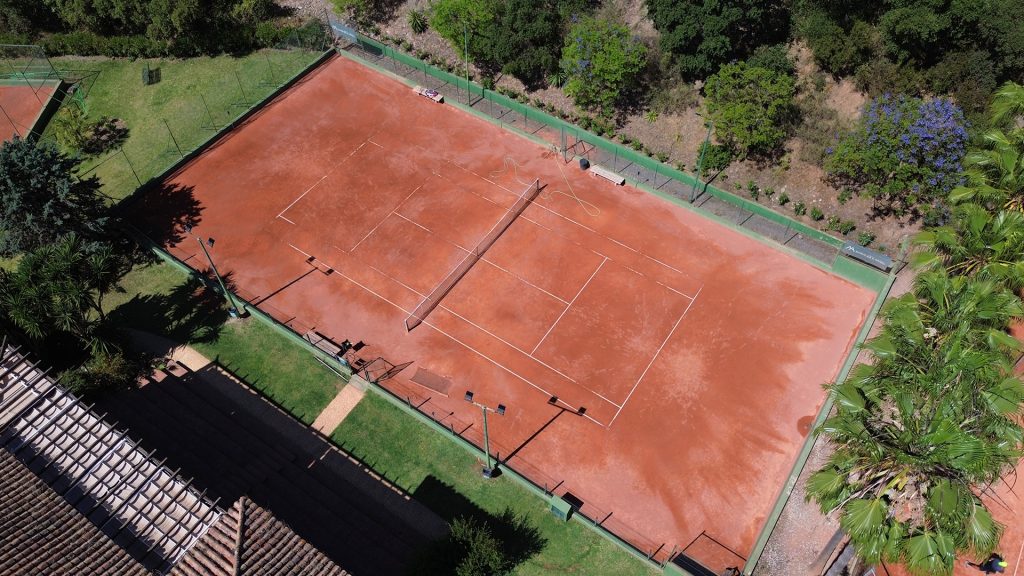 Tennis court, a racquet sport for advanced players